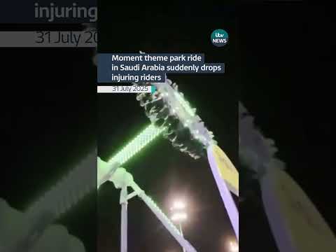 More than 20 people are reported to have been injured after a ride in Saudi Arabia broke #itvnews