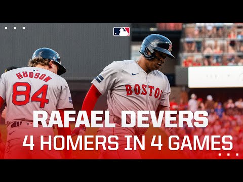 Rafael Devers is on a 4-game home run streak! video clip