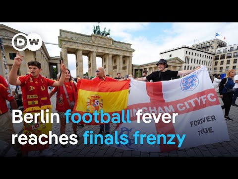 It's coming home but to where? Spanish and English fans gear up for Euros finals | DW News