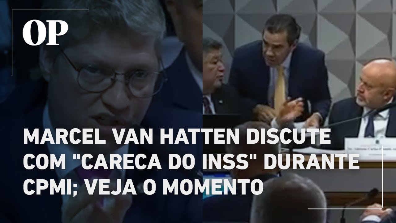 Marcel Van Hatten bate boca com “Careca do INSS” durante CPMI; veja o momento