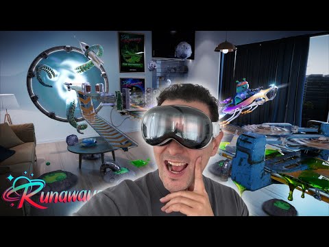 Runaways on Apple Vision Pro is a Mixed Reality Endless Runner
