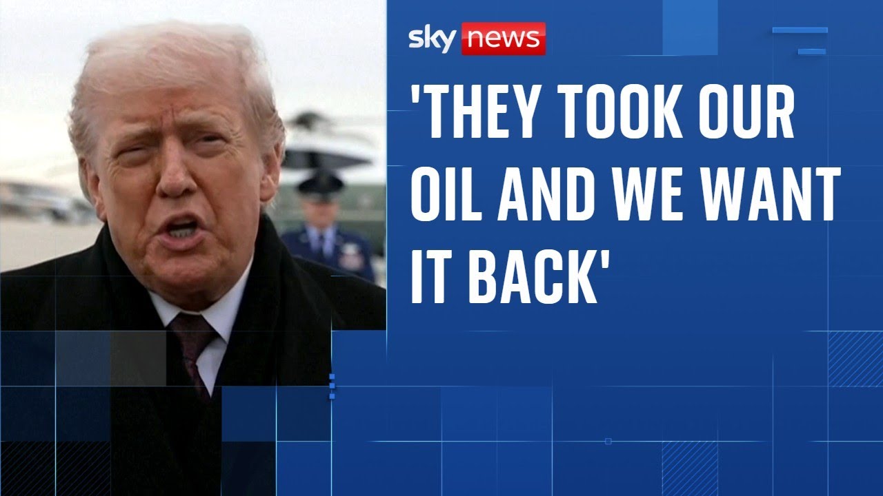 'We want our oil back': Trump defends Venezuela blockade
