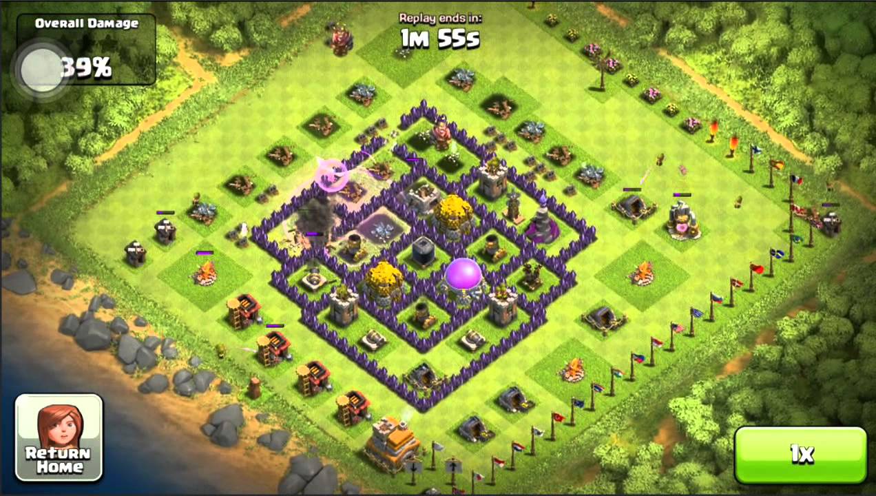 Clash of Clans strong Defense.