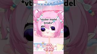 Chibidoki's VTUBER model is CURSED... #shorts #chibidoki #vtuber
