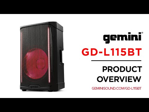 GD-L115BT Product Overview by Gemini Sound