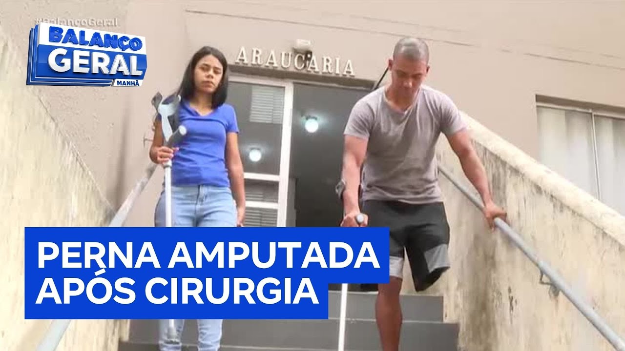 Pedreiro precisa amputar perna após cirurgia para recompor ligamento no joelho