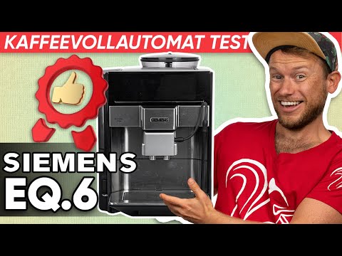 video Siemens EQ.6 Plus s700 TE657503DE Kaffeevollautomat (1500 Watt, Keramik-mahlwerk, Touch-Sensor-Direktwahltasten, personalisierte Getränke, Doppeltassenbezug) edelstahl
