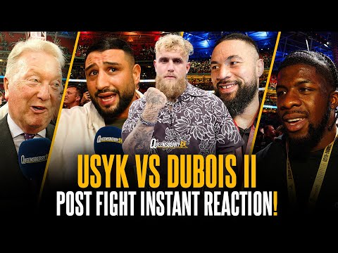 Jake Paul & Joseph Parker Call Out Oleksandr Usyk | Reactions Ringside | Usyk vs Dubois 2