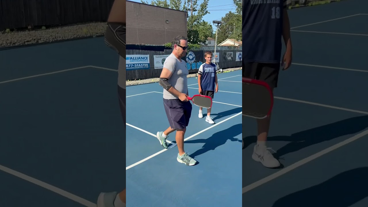 Have you been disrespected by this shot? 😳.......#comedy #pickleball #shorts