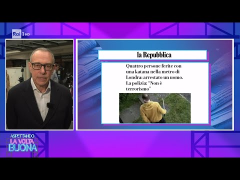 4 persone ferite con una katana nella metro di Londra - La Volta Buona 30/04/2024
