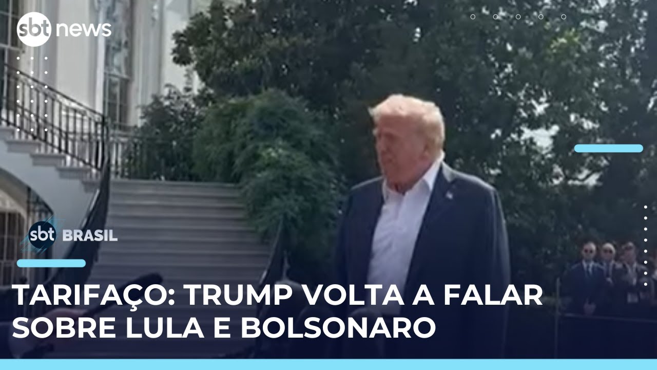 Trump diz que vai conversar com Lula em algum momento não agora sobre tarifas | SBTBrasil