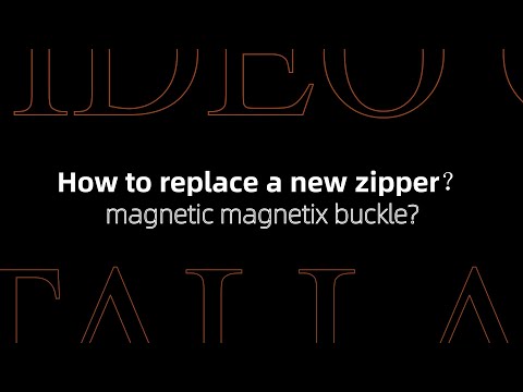 Tutorial | How to Install Magnetic Buckle and New Zipper for Air Carbon