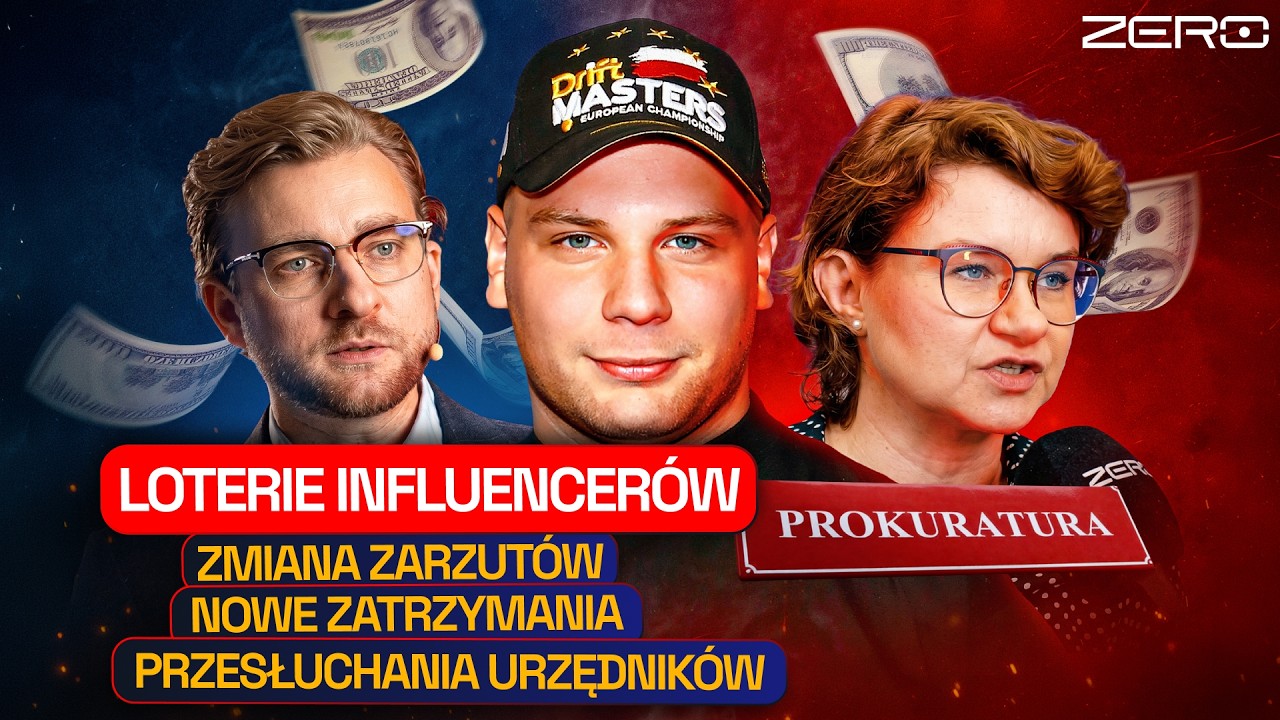 ZMIANA ZARZUTÓW W AFERZE LOTERYJNEJ. NOWE ZATRZYMANIA. KŁOPOTY PROKURATURY (BUDDA, INFLUI)