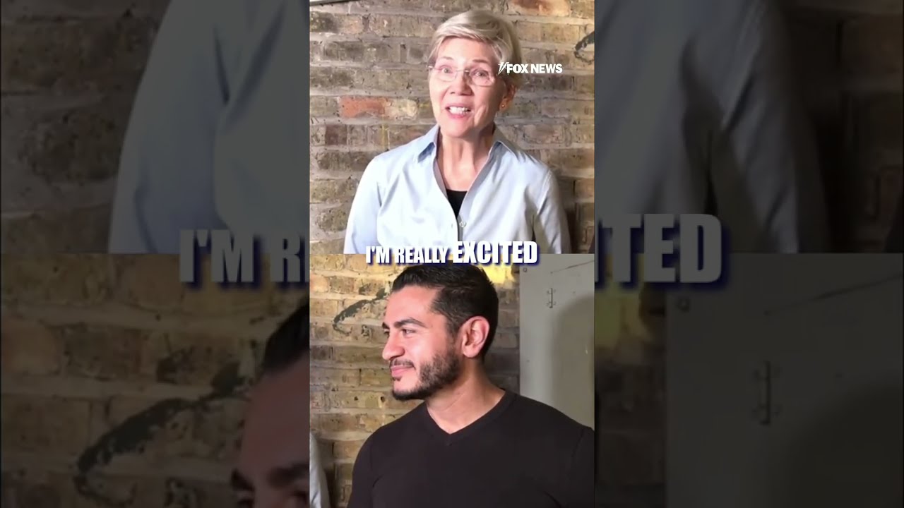 WATCH: Warren mocked for AWKWARD moment with El-Sayed #shorts