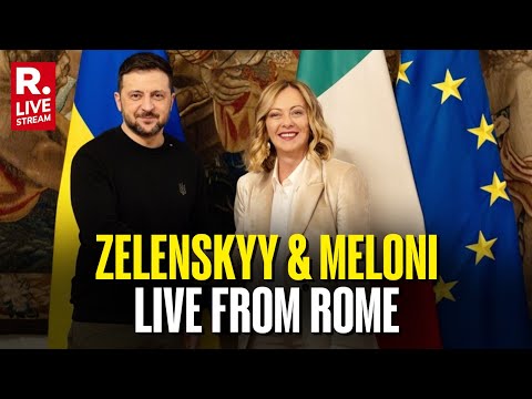 Zelenskyy LIVE With Italy's PM Meloni | Joint Statement At Reconstruction Conference In Rome