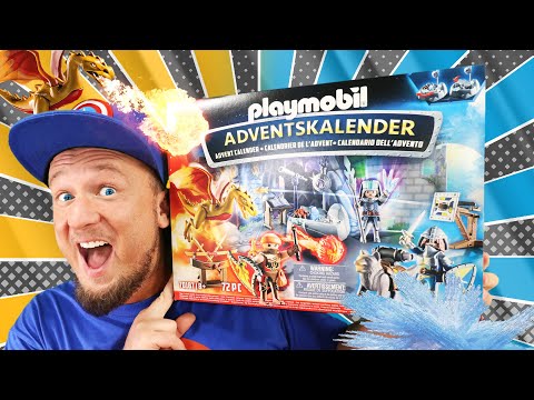 PLAYMOBIL Adventskalender 70187 Kampf um den magischen Stein DEUTSCH Unboxing