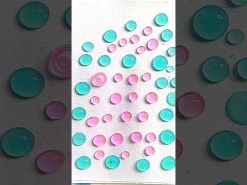 🌈 Màu sơn nhỏ giọt pha trộn, #trending #shorts #asmr#coloring #colourpaint #waterdrops #dropmix