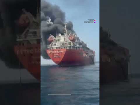 Oil tanker reportedly attacked in Strait of Hormuz region | AJ #shorts