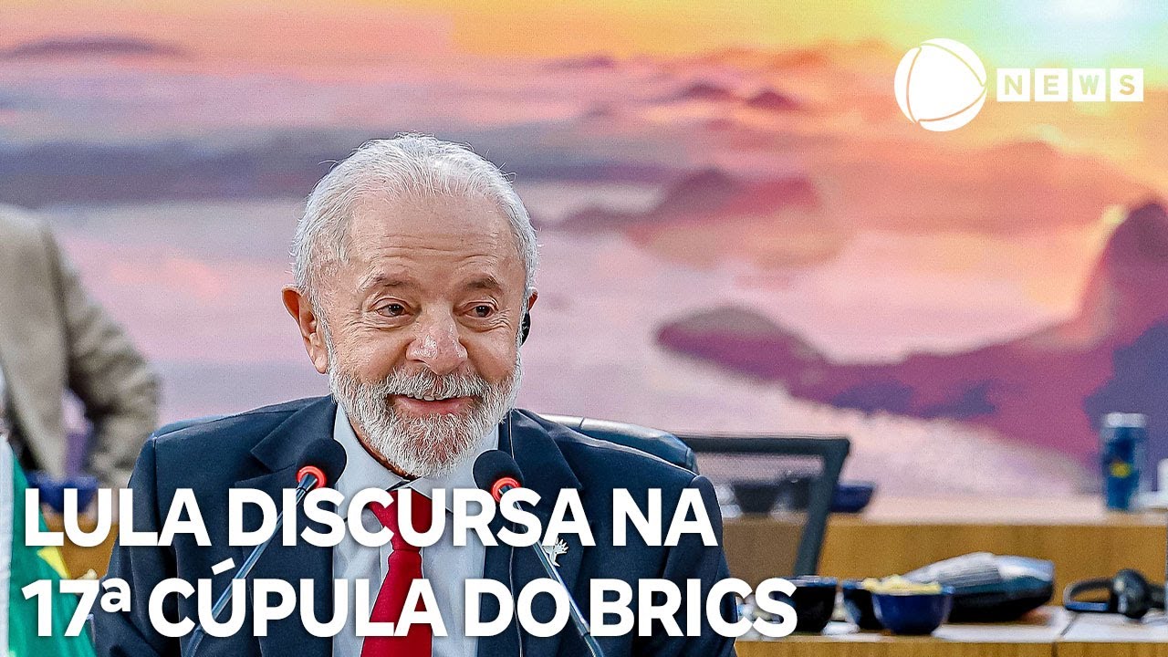 Lula discursa no último dia da 17ª Cúpula do BRICS