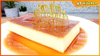 BÁNH FLAN - Cách Làm Flan Caramel Mịn Màng Không Bị Rỗ Dễ Thành Công - Làm Hoa Văn Trang Trí Bánh