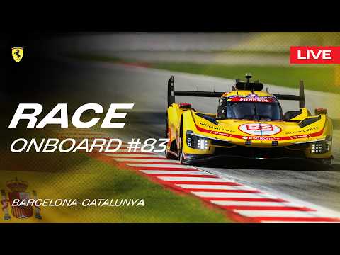 LIVE RACE Onboard car #83 for 6 Hours of Barcelona | Ferrari Hypercar