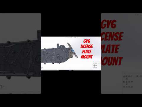 Mount your license plate on your engine #gy6 #150cc #scooter r