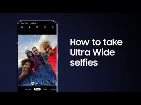 Galaxy A80: How to take Ultra Wide selfies