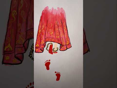 Mahalakshmi foot 👣 prints painting 🖌️ #mahalakshmi #goddess #footprints #trendingshorts #viral