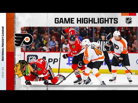 Flyers @ Blackhawks 4/13 | NHL Highlights 2023