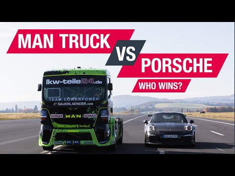 MAN Truck gegen Porsche – wer gewinnt?