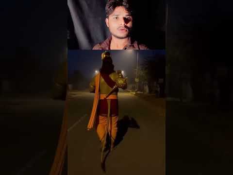 "Magical! Hanuman Ji’s Night Walk | My Reaction | Shorts"#SoraAI#HanumanJi#AIgenerated#ReactionVideo