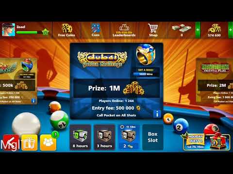 Awesome playing on Dubai table in 8 ball pool