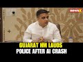 Air India Crash Update: Gujarat HM Harsh Sanghvi Lauds Ahmedabad Police for Efforts After AI Crash