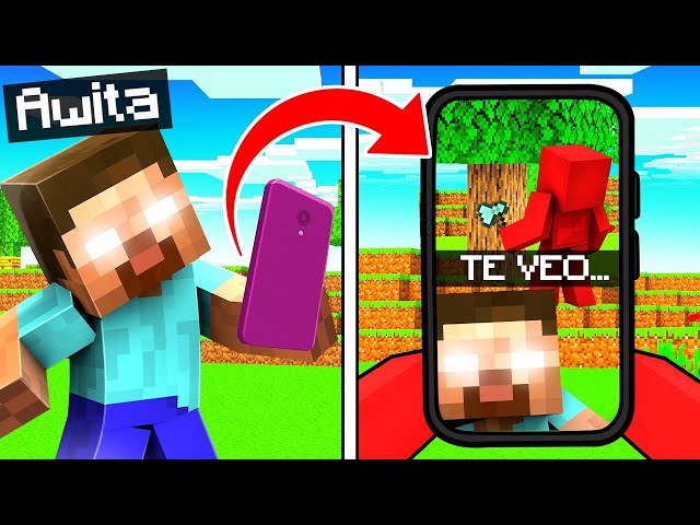 Usé SNAPCHAT para Trollear a Mis Amigos en Minecraft!