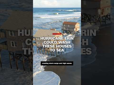 North Carolina officials: Hurricane Erin's waves could wash homes to sea