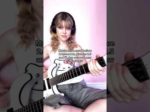 Did you stay? #femaleguitarist #numetal #guitarriff #riff #metalriff #numetalmusic #numetalrevival