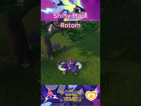 Shiny Rotom with Joyful Mark #shinypokemonhunter #pokemonscarletandviolet #shinypokemon #pokemon