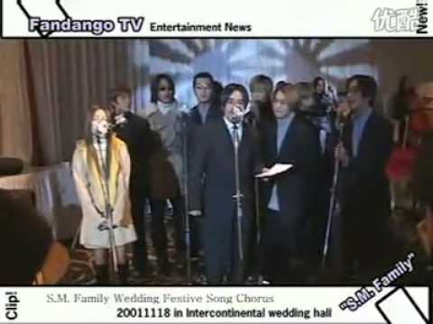 Old SMTOWN artists at a Wedding (FTTS, Shinhwa, Kangta, Heejun, BoA etc)