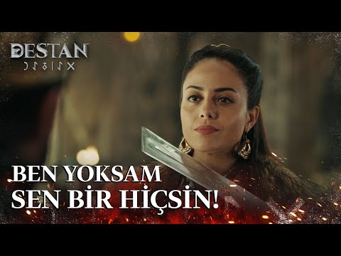 Kaya, Ulu Ece'nin boynuna kılıç dayadı! - Destan 23. Bölüm