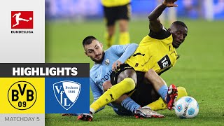 Guirassy Involved in THREE Goals | Borussia Dortmund — VfL Bochum 1848 4-2 | Highlights | Matchday 5