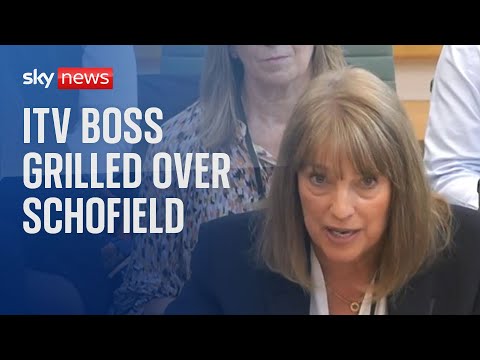 ITV boss grilled over Phillip Schofield affair