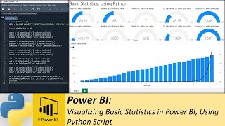 Power BI: Visualizing Basic Statistics in Power BI, Using Python Script