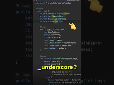 _underscores on private fields?