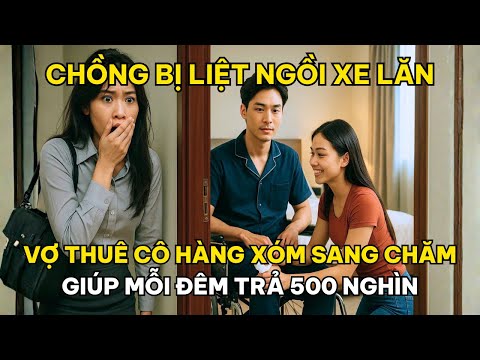 Chồng Bị Liệt Ngồi Xe Lăn Vợ Thuê Cô Hàng Xóm Sang Chăm Giúp Mỗi Đêm, Trả 500 Nghìn, Và Chuyện...