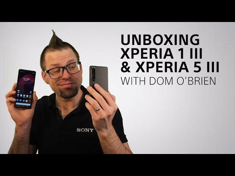 Unboxing Xperia 1 III and Xperia 5 III with Dom O’Brien