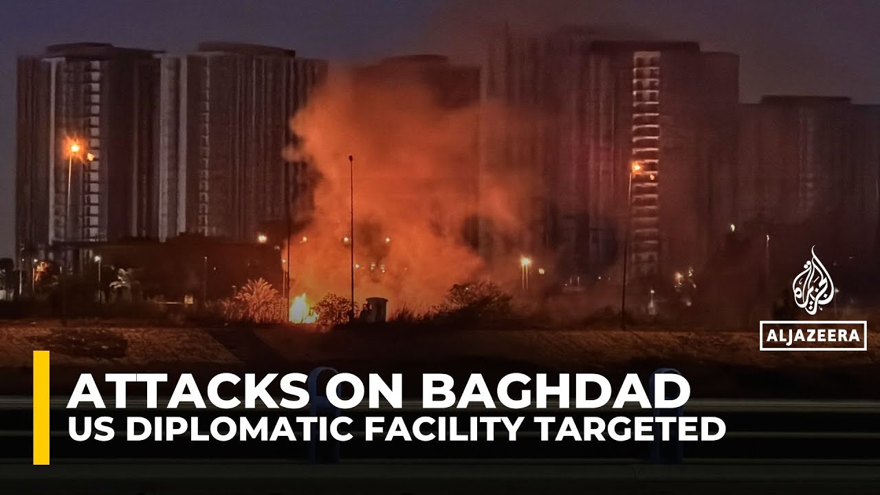Iraq’s capital Baghdad rocked by powerful blasts near US embassy