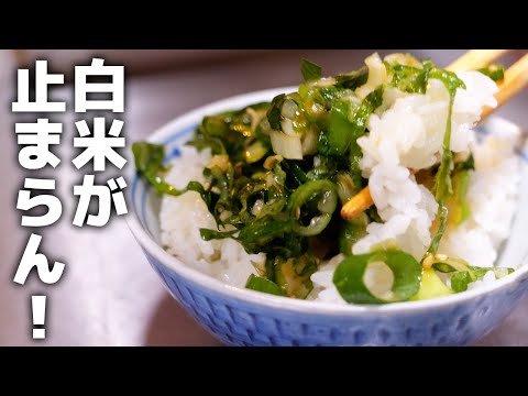 【無限白米】5分で作れる最強薬味ネギ、教えます【作り置きOK】