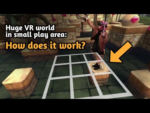 Traverse a vast VR environment with only your feet? Behind the scenes of how Eye of the Temple works