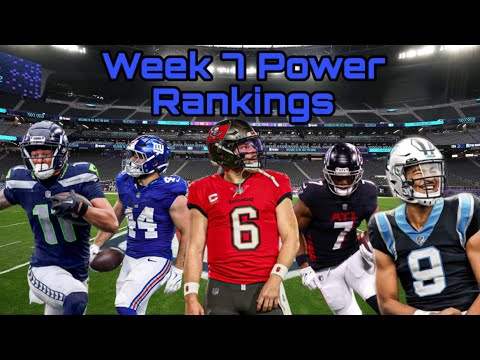 NFL Week 7 Power Rankings 