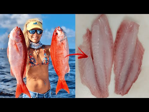 Easiest way to clean vermilion snapper! video thumbnail